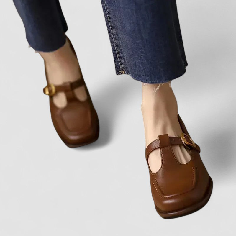 Kyrahnae | Zapatos Mary Jane T-Strap ortopédicos