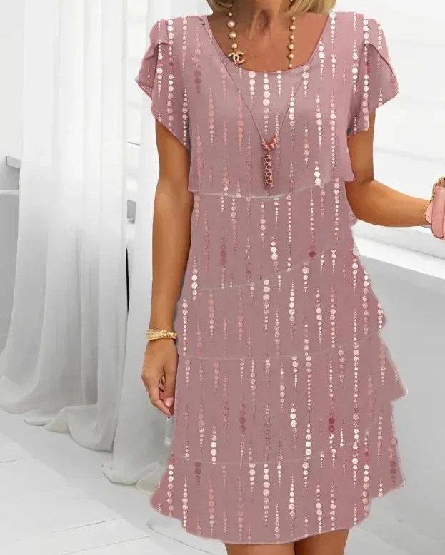Victoria™ - Elegante vestido con volantes de comodidad