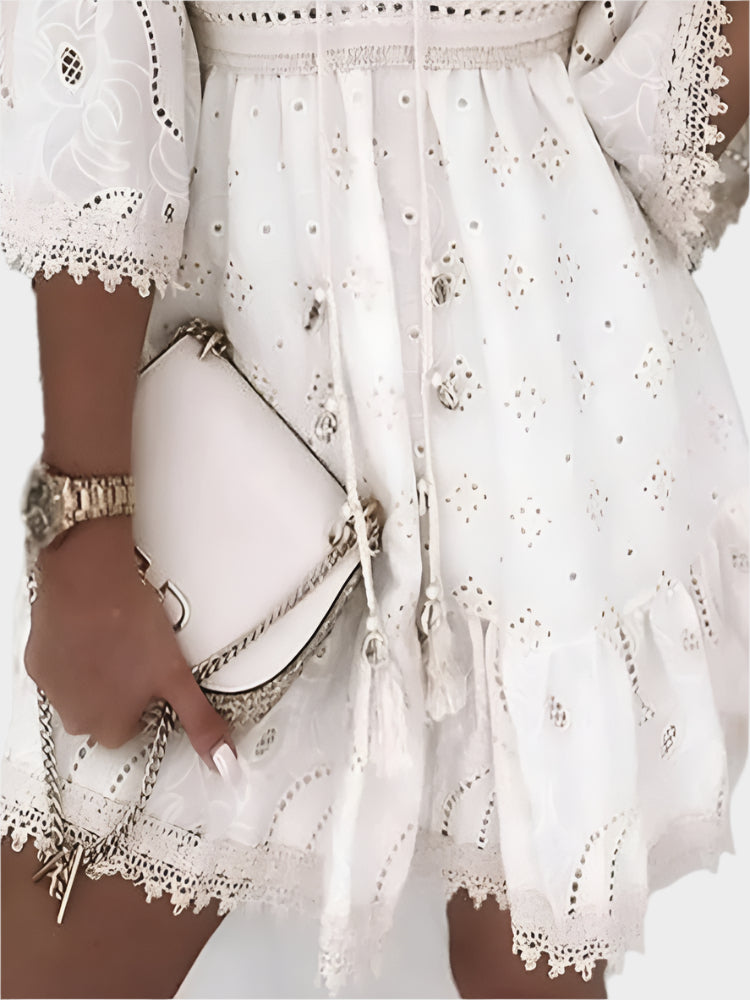 Vestido Mini Boho de Verano