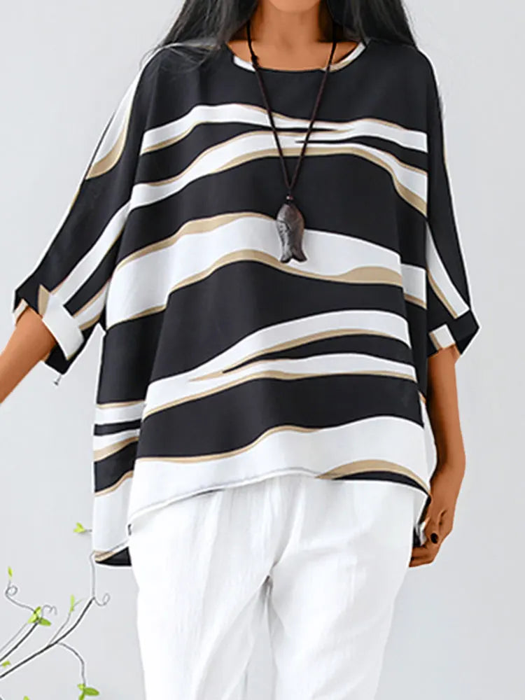 Paesyn – Blusa O Cuello Estilosa