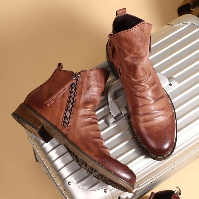 Owens™ | Botas Chelsea de Cuero