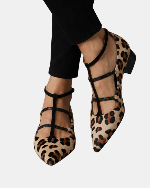 Bridget | Bailarinas Leopardo de Tacón