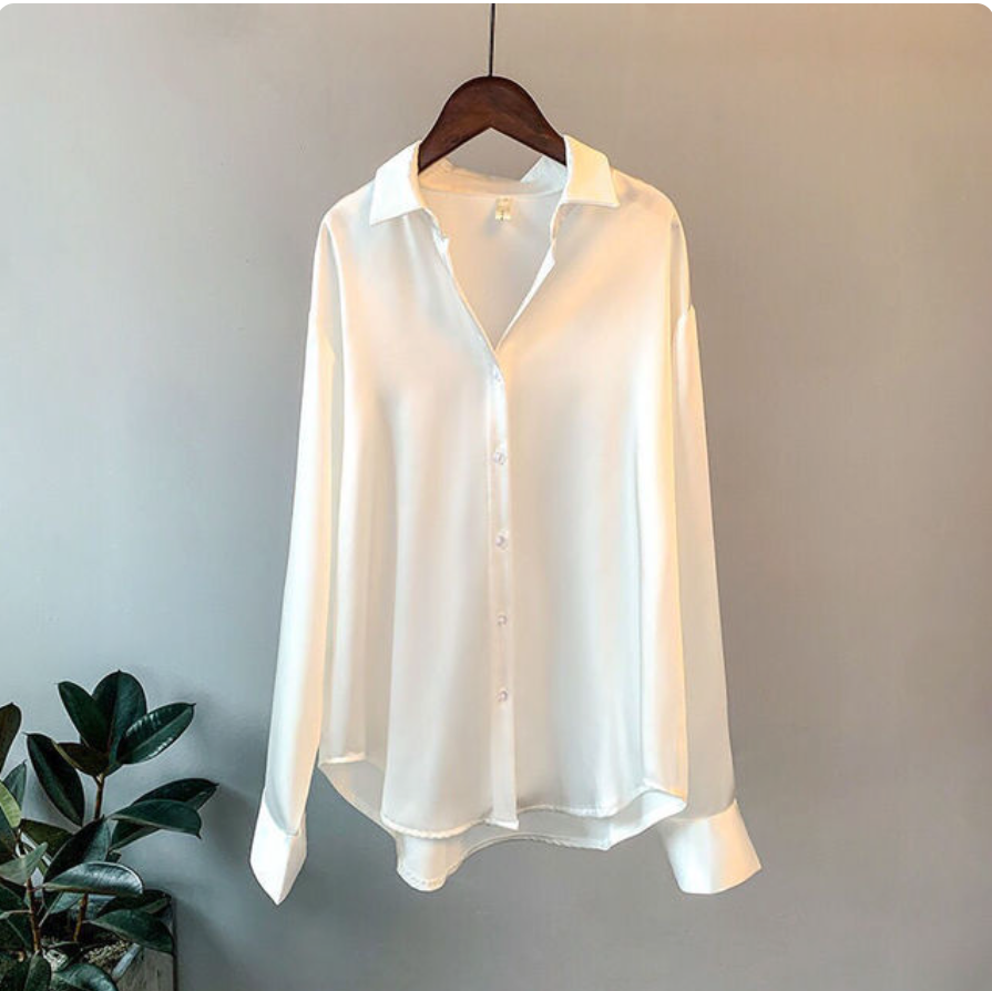 Camila - Camisa de Satén