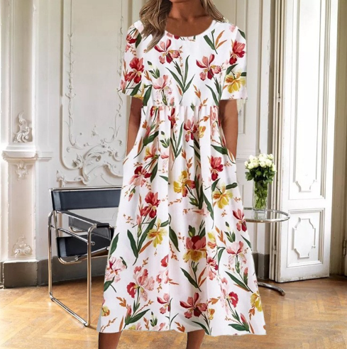 Fe | Vestido Floral Verano Cómodo