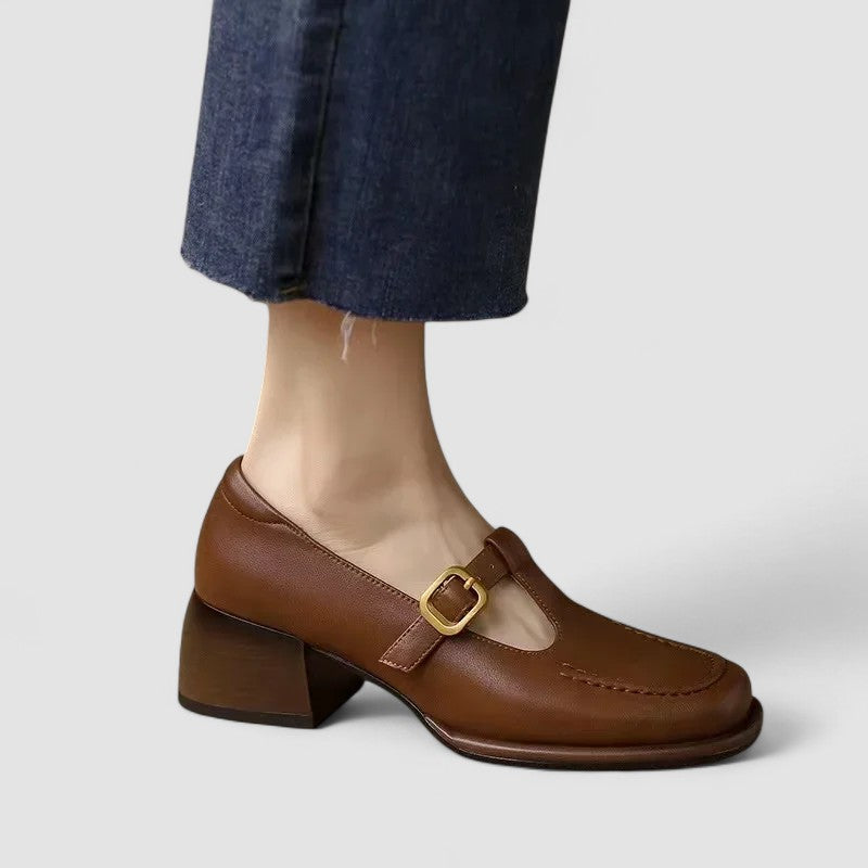 Kyrahnae | Zapatos Mary Jane T-Strap ortopédicos