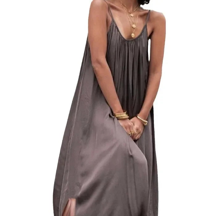 Celeste | Vestido Maxi Estilo Suelto