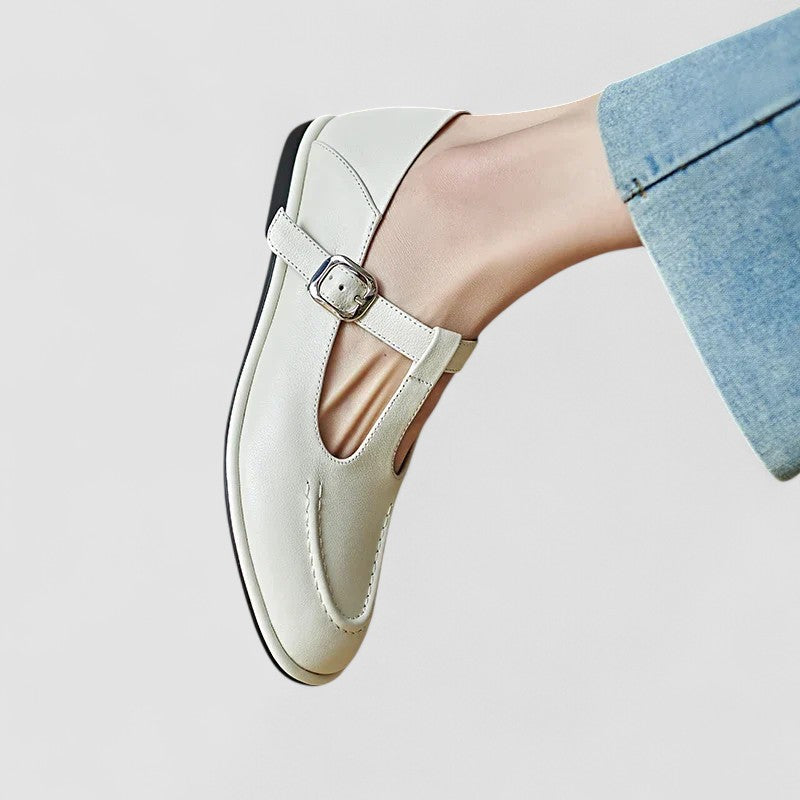 Isabela | Zapatos Mary Jane ortopédicos con tacón bajo