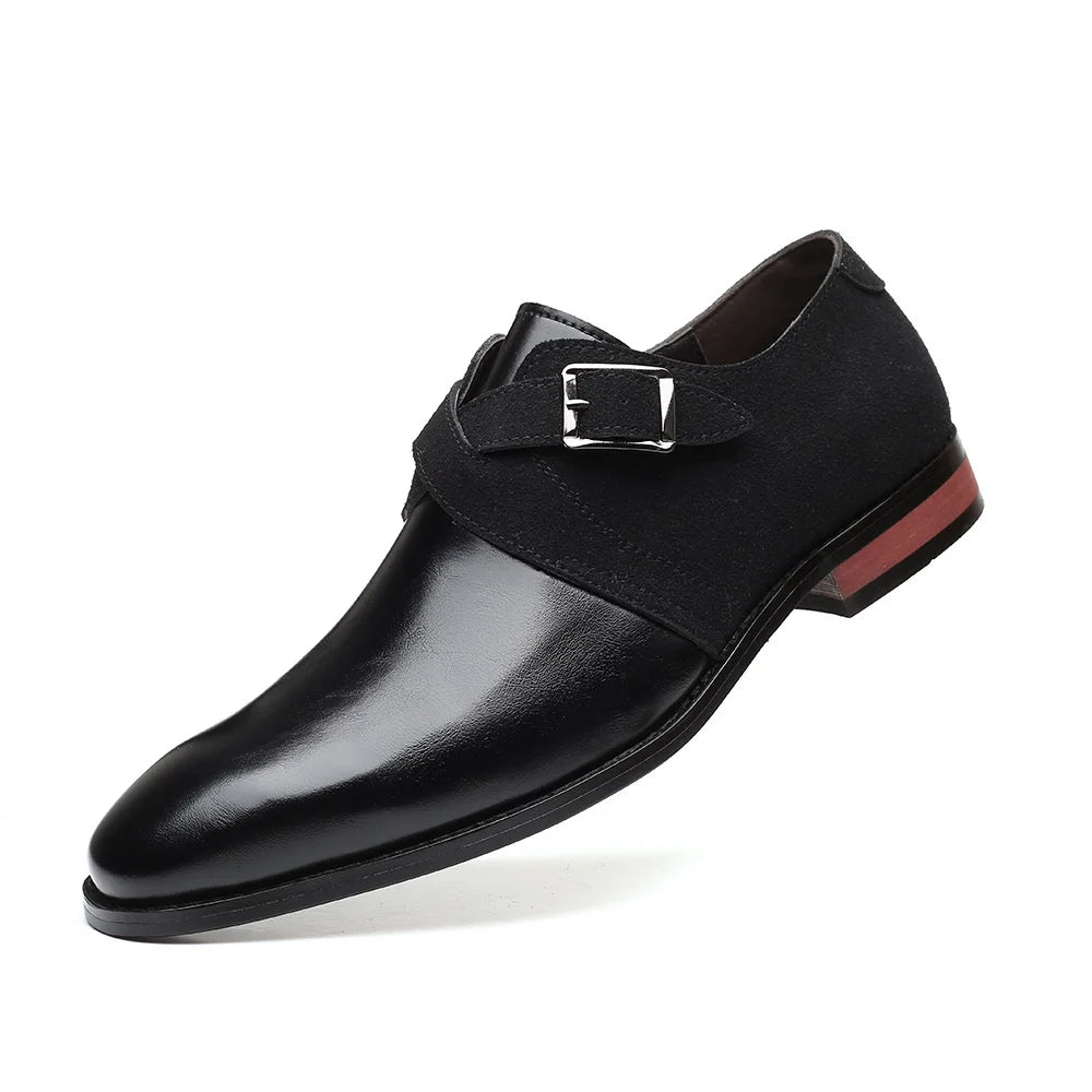 Evelyn - Mocasín de Ante con Hebilla