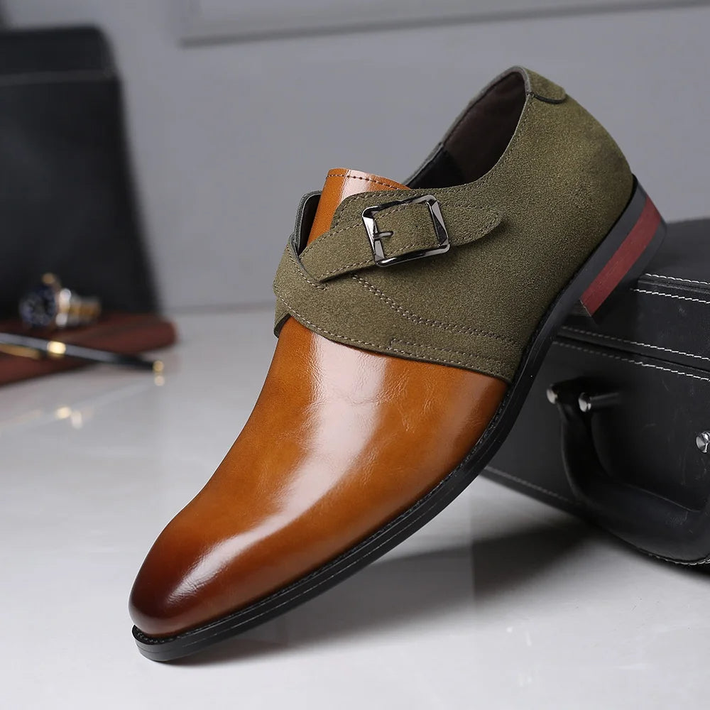 Evelyn - Mocasín de Ante con Hebilla