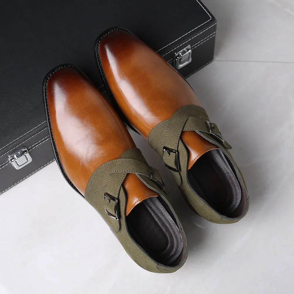 Evelyn - Mocasín de Ante con Hebilla