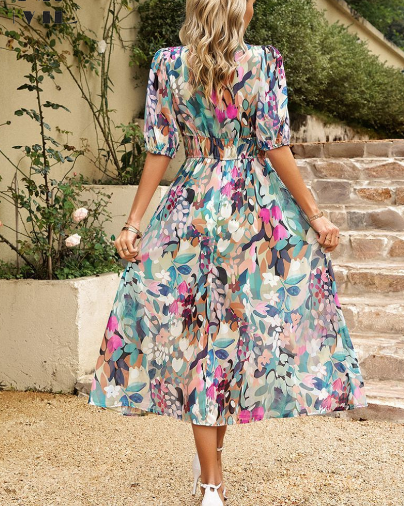 Chloe | Elegante Vestido Floral de Verano