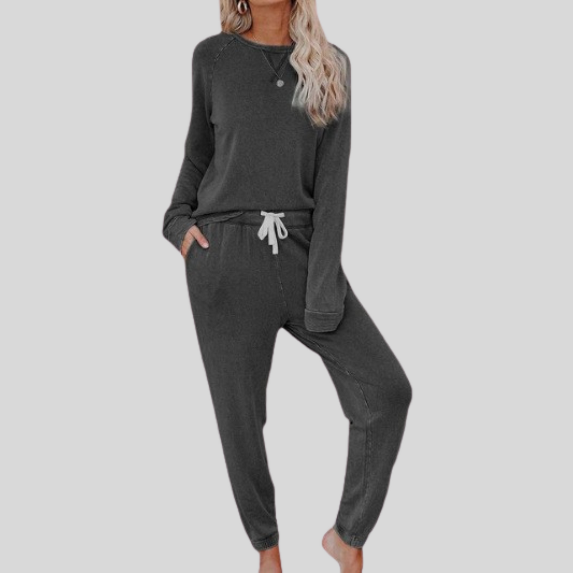 Josie™ - Conjunto Casual de Sudadera y Pantalones Largos