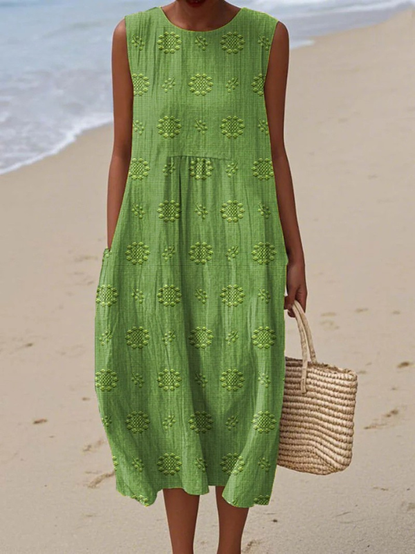 Sara | Vestido Midi Fantasía