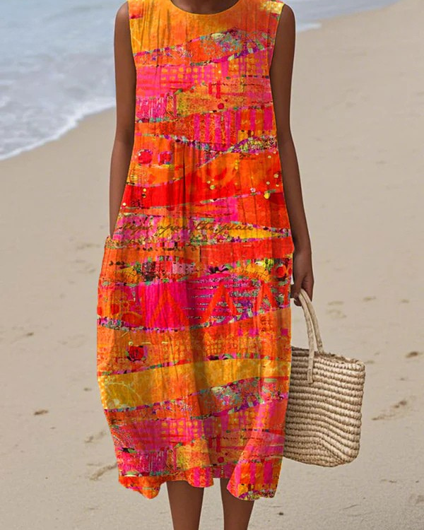 Laura | Vestido Midi Atardecer