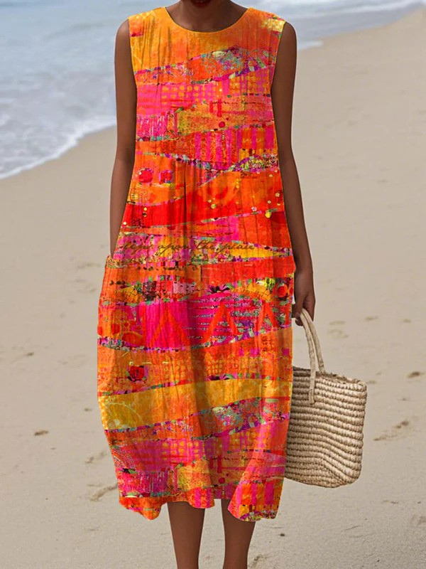 Laura | Vestido Midi Atardecer