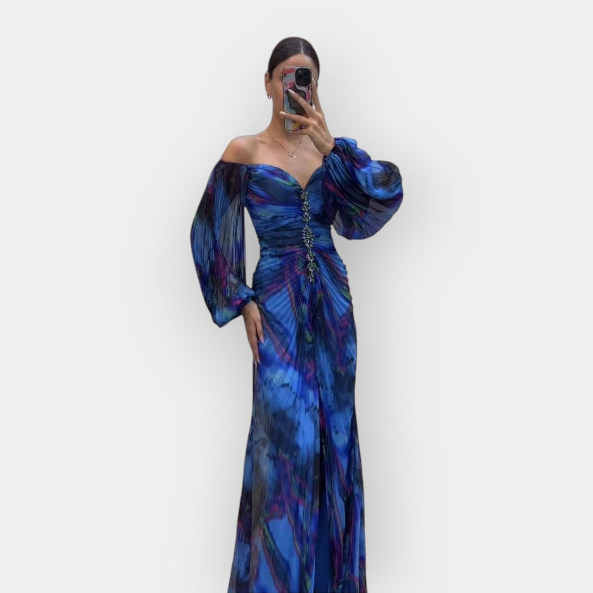 Vestido Aireoso con Abertura
