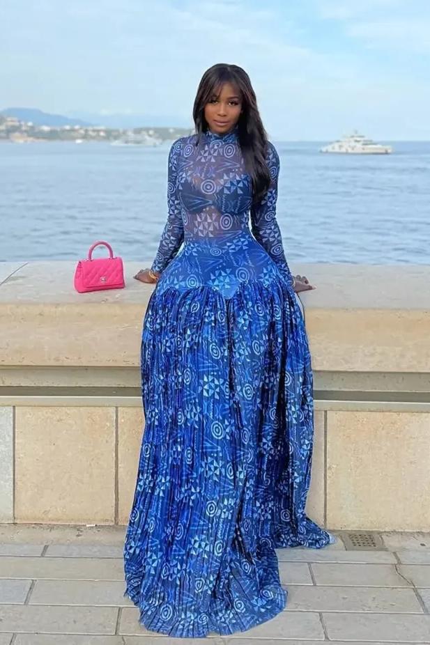 Vestido Maxi de Malla Lily