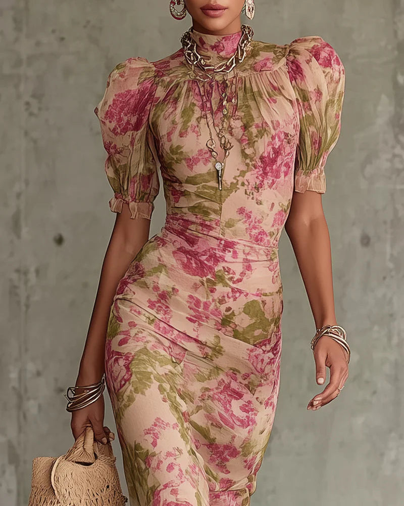 Rosalie™ | Vestido Maxi con Estampado Vintage de Rosas