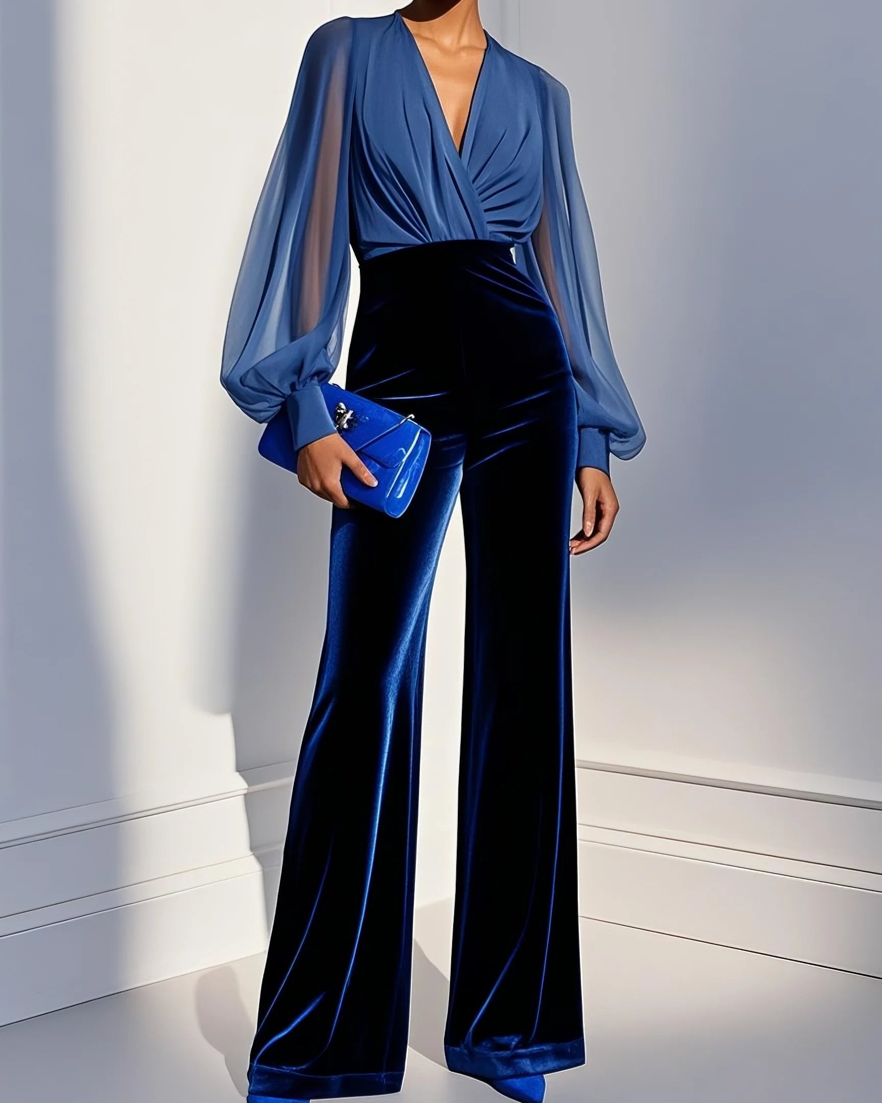 Maud™ || Mono elegante con escote en V