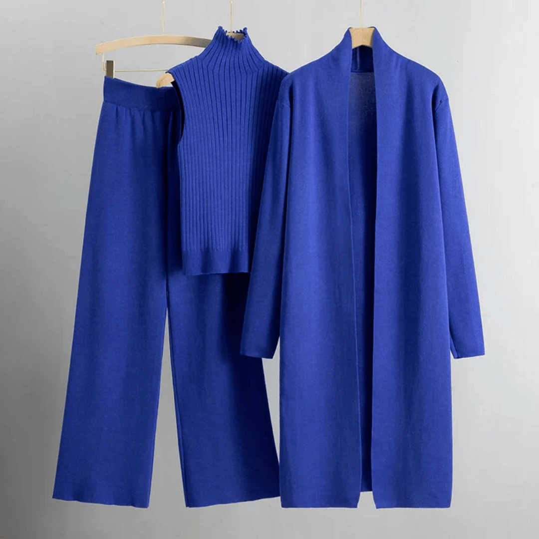 Brianna | Conjunto de mujer de primavera de tres piezas con pantalón