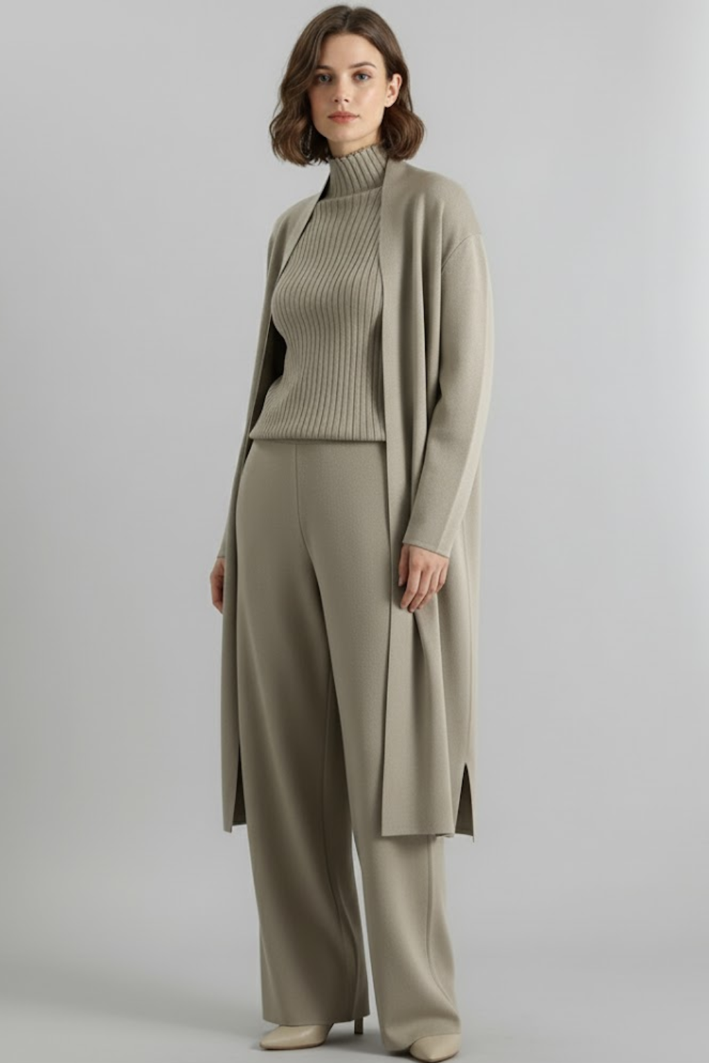 Brianna | Conjunto de mujer de primavera de tres piezas con pantalón