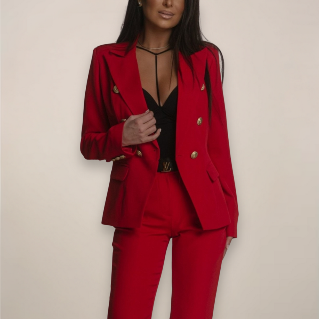 Aureliana | Conjunto de traje de mujer de dos piezas para primavera