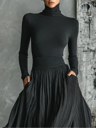 Eva™ || Conjunto elegante con falda plisada