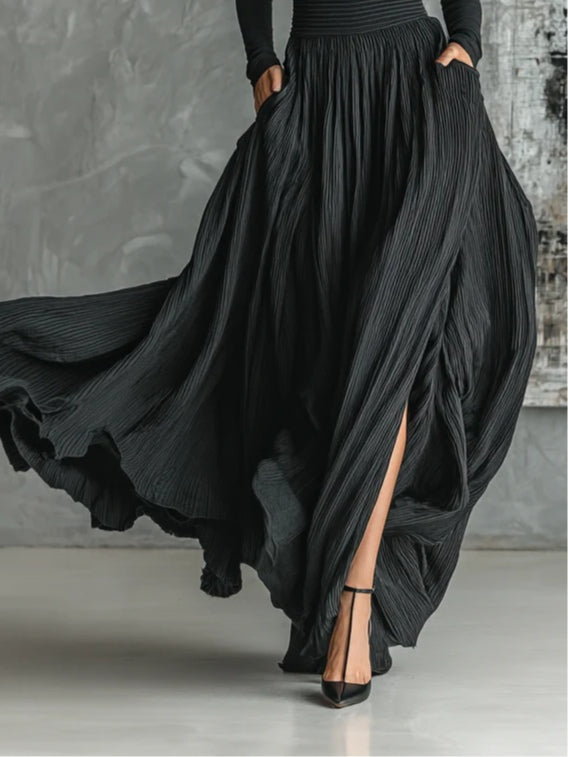 Eva™ || Conjunto elegante con falda plisada