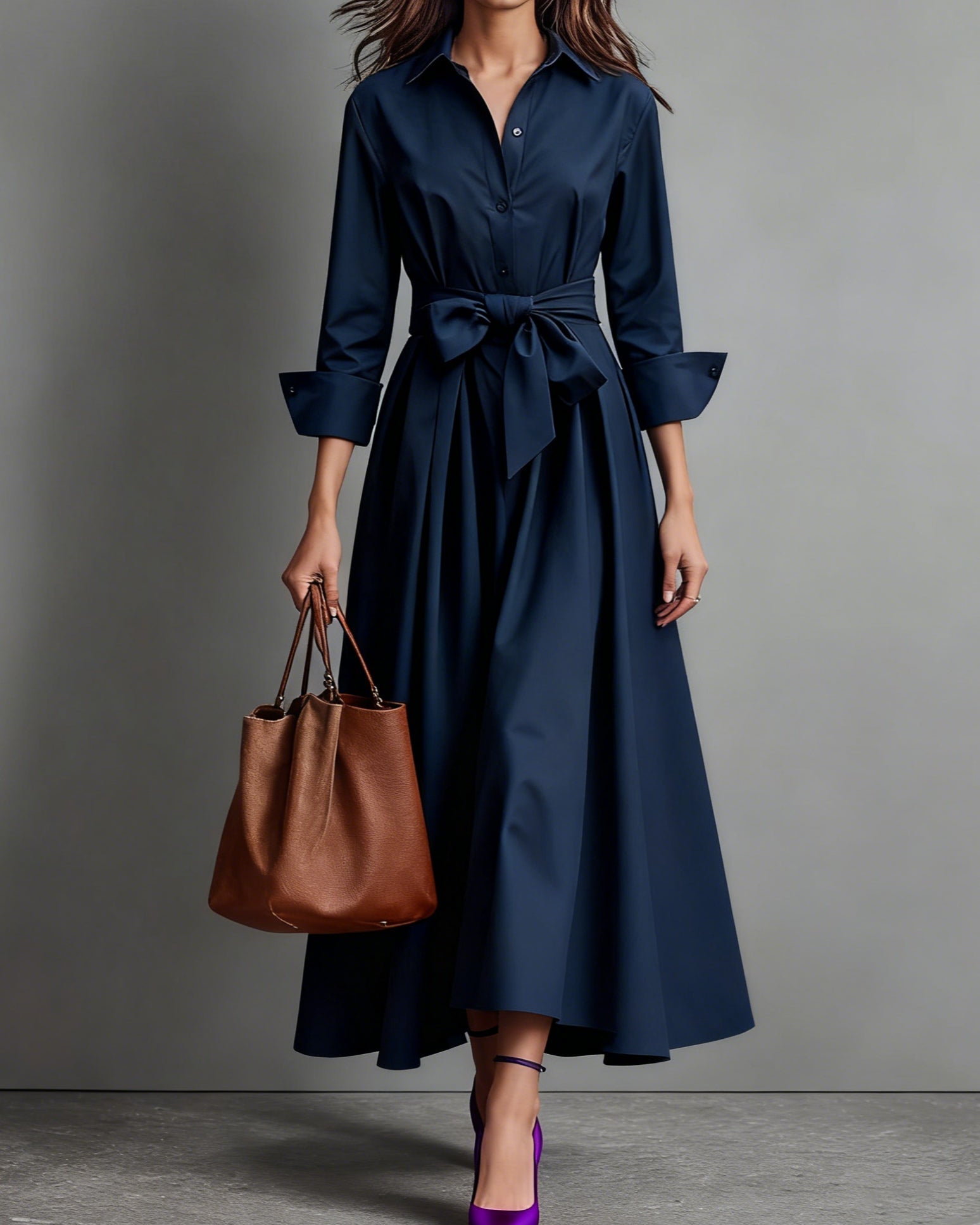 Marise™ | Vestido Maxi Elegante con Detalle de Lazo