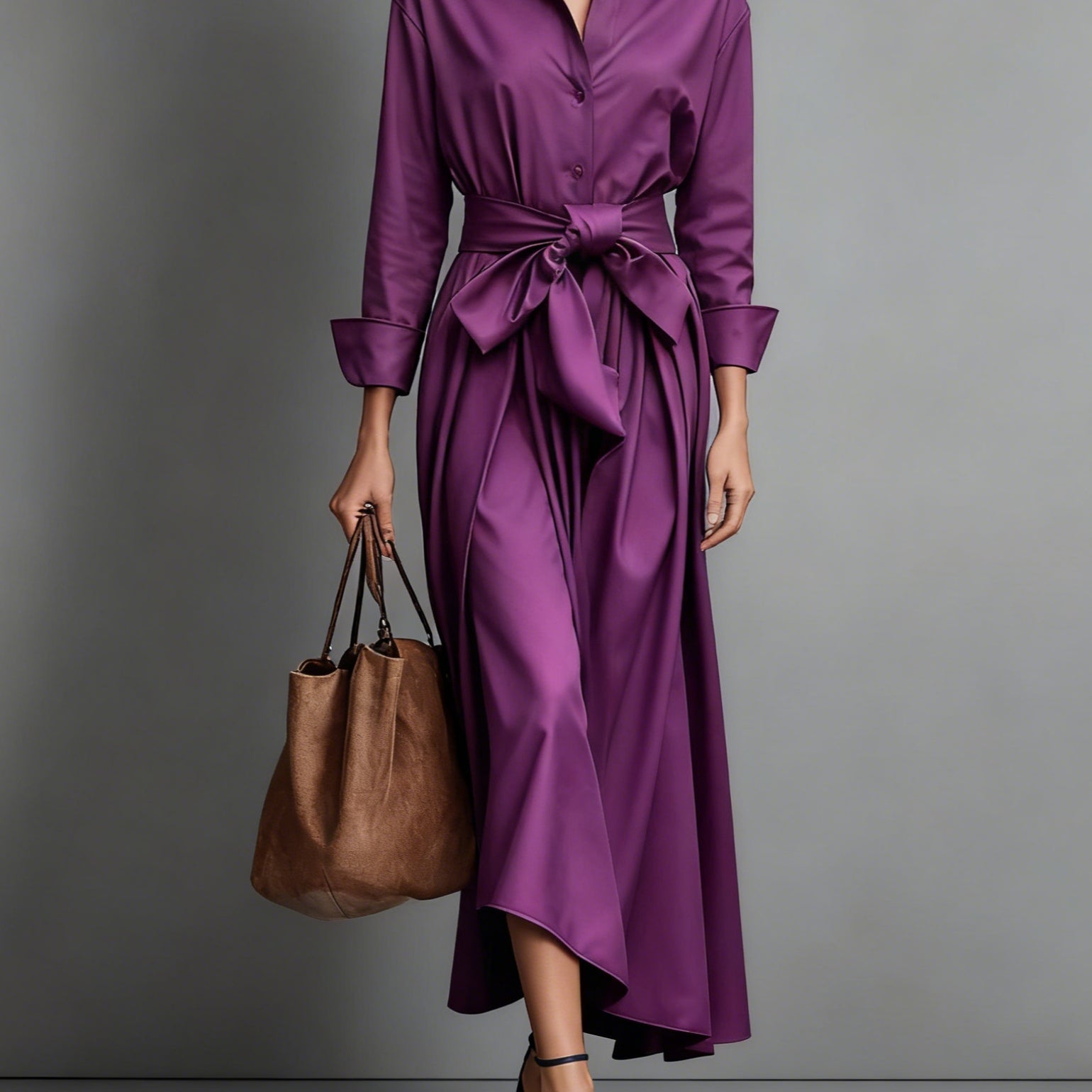 Marise™ | Vestido Maxi Elegante con Detalle de Lazo
