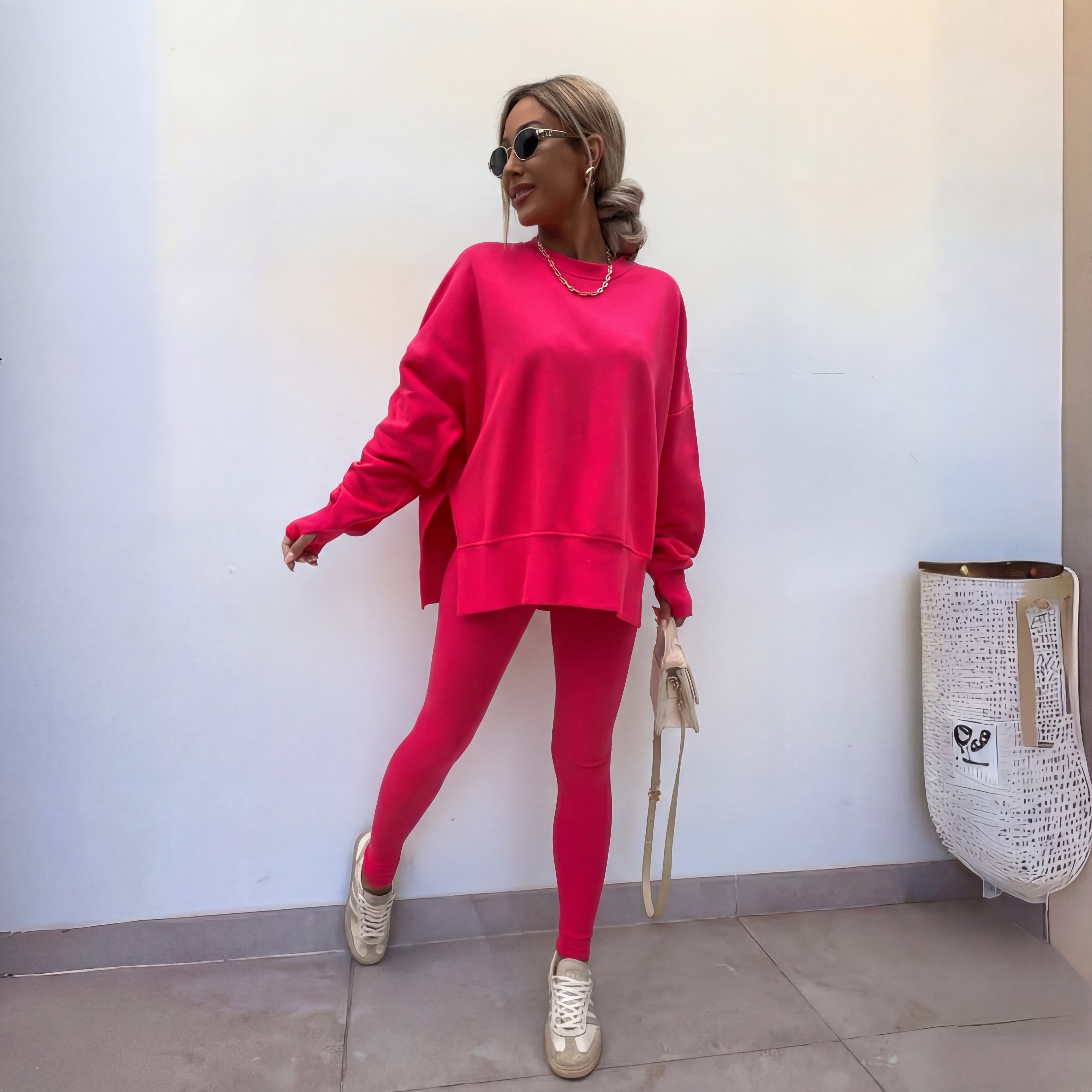YACHI™ - Conjunto de sudadera de manga larga y pantalones cómodos