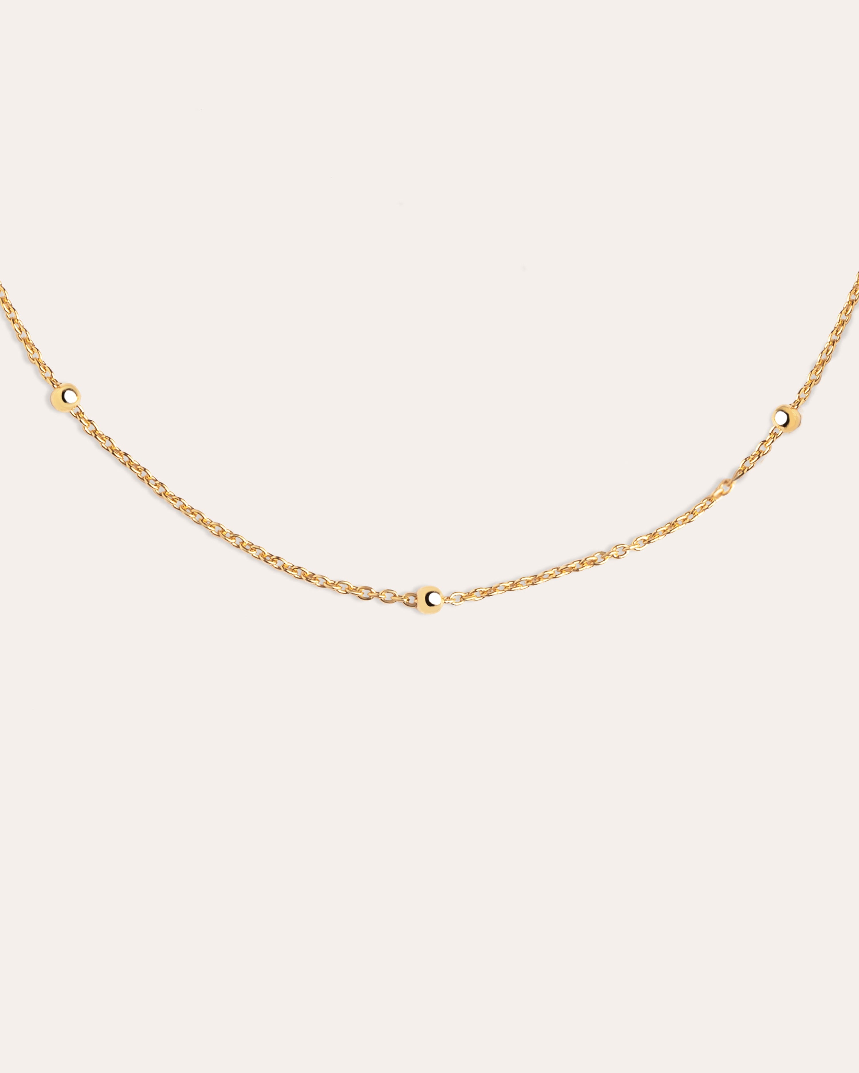 Collar Dots de Oro