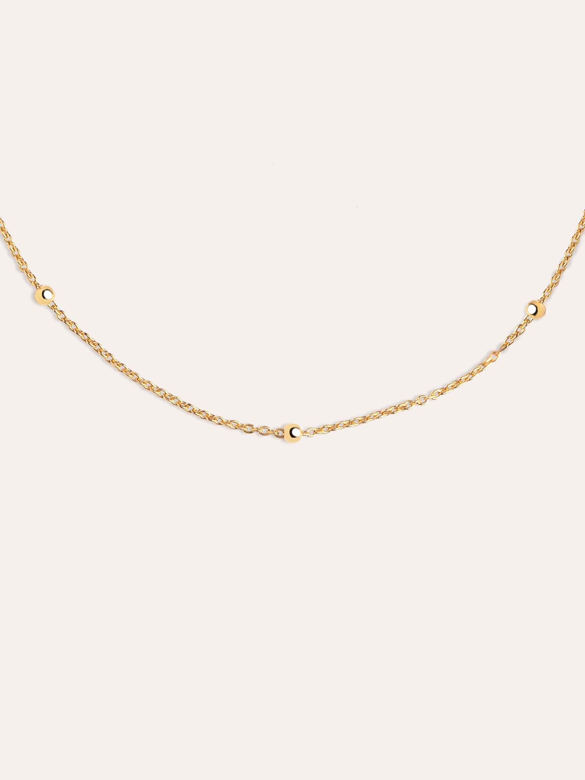 Collar Dots de Oro
