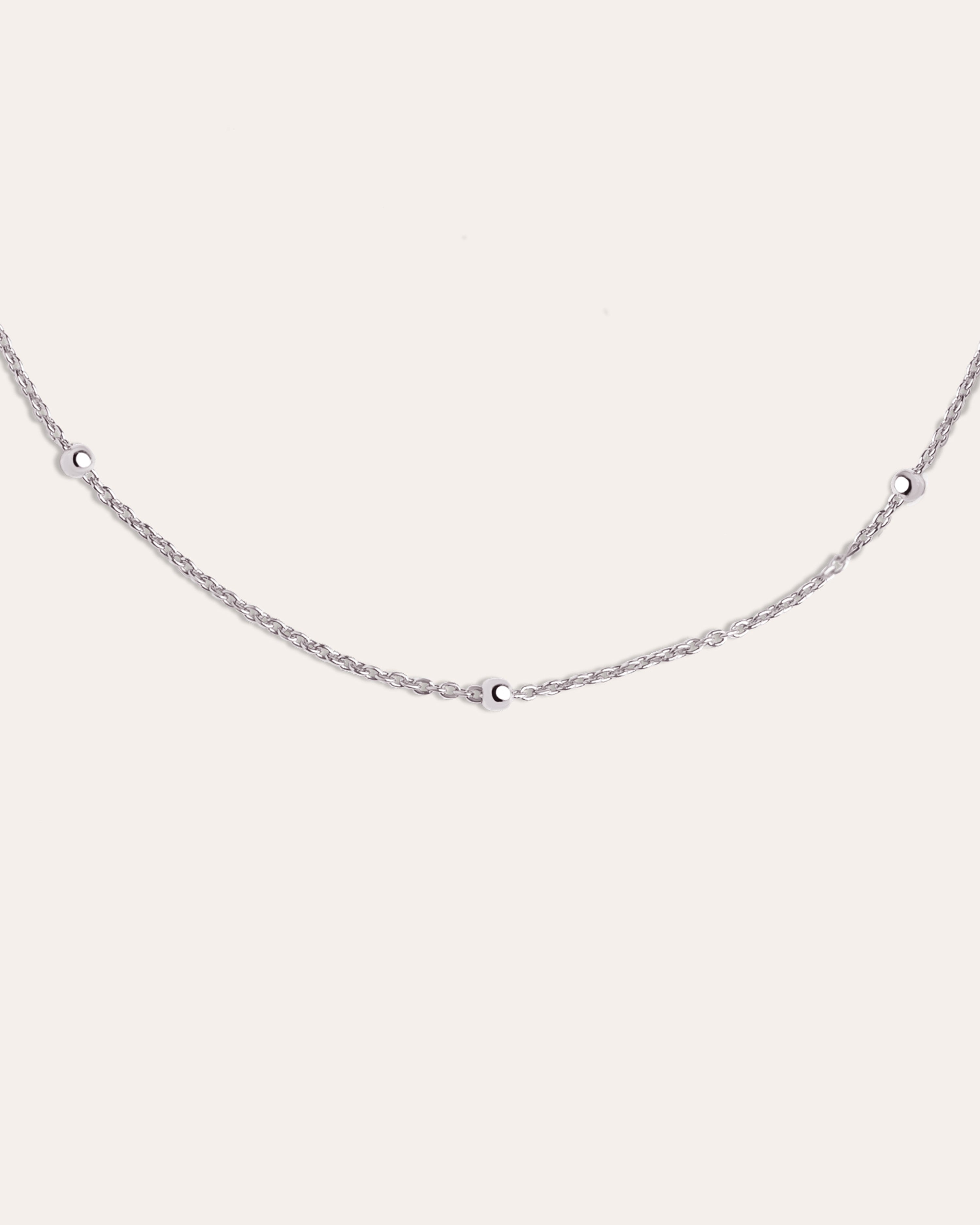 Collar Dots de Plata