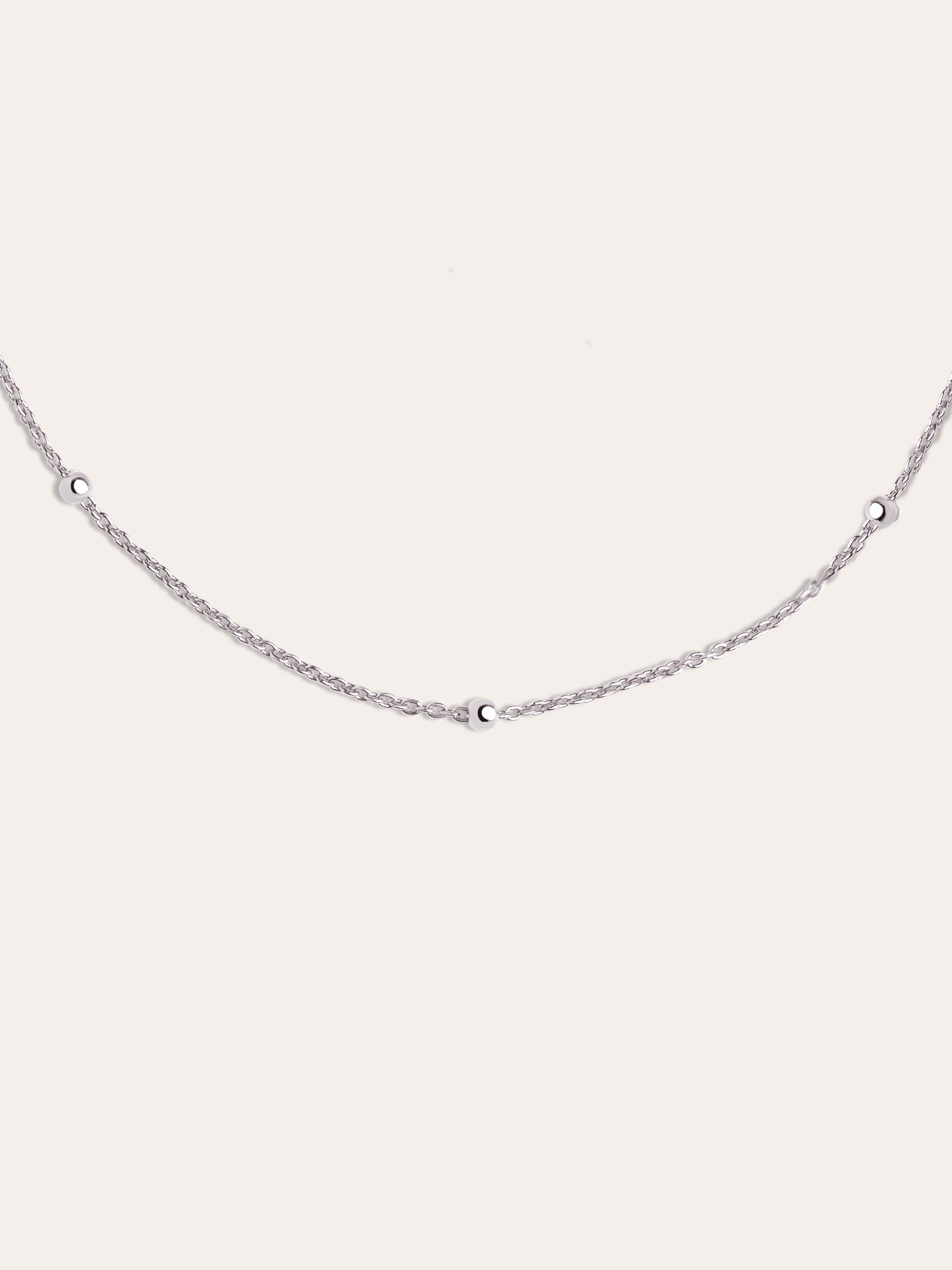 Collar Dots de Plata