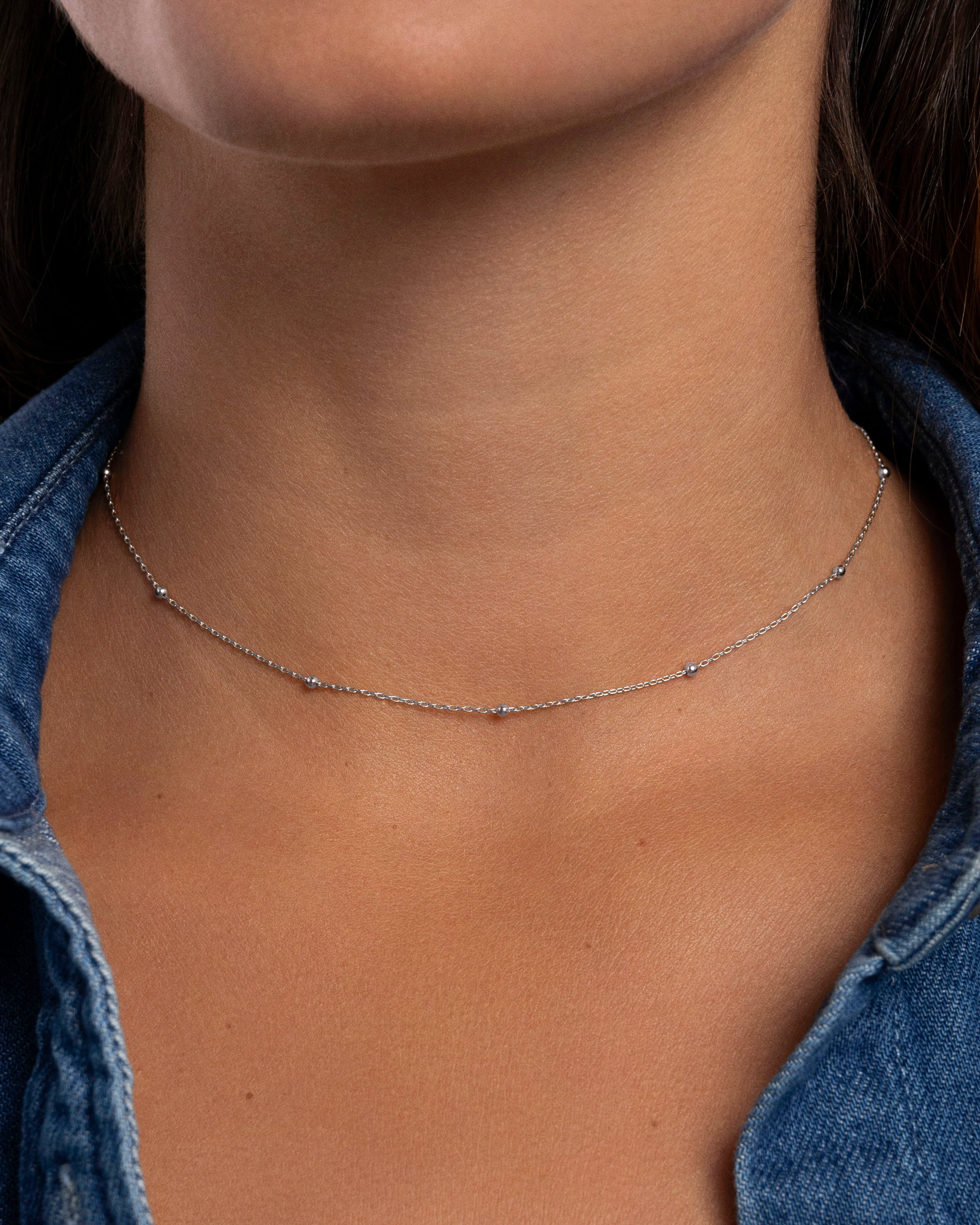 Collar Dots de Plata