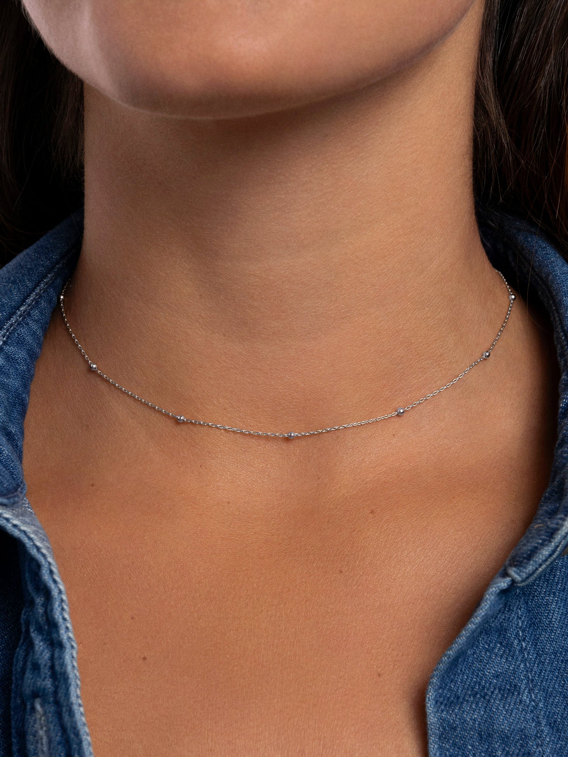 Collar Dots de Plata