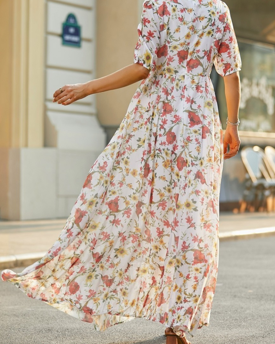 Ariane | Vestido Maxi Romántico