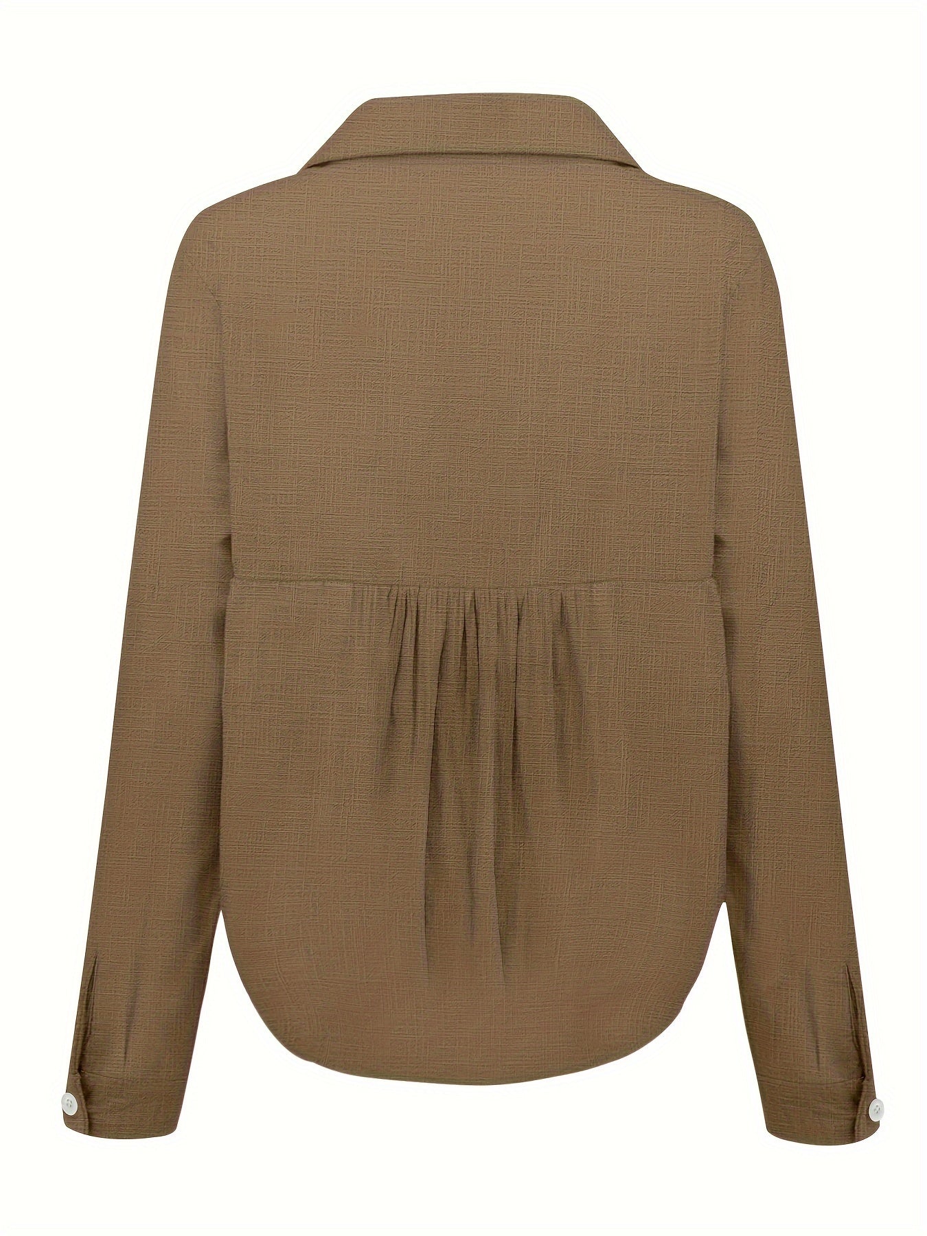 Evie – Camisa de Lino de Manga Larga
