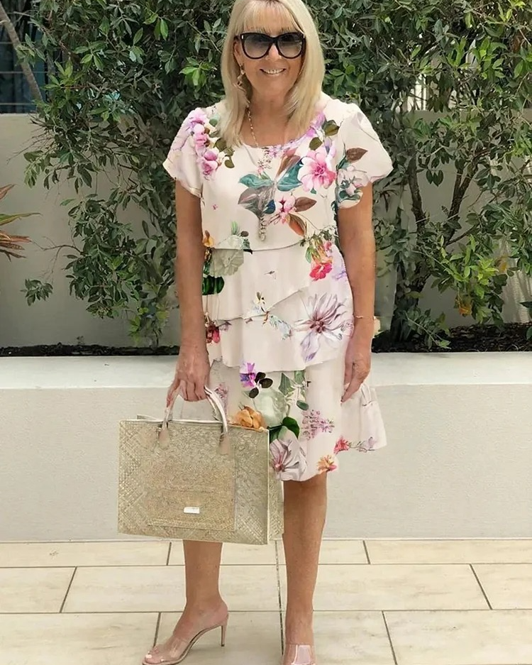 Emilie | Vestido Floral en Capas