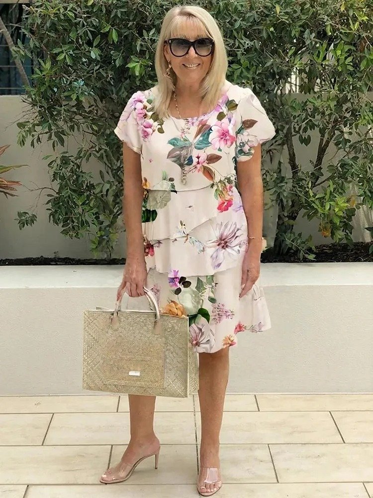 Emilie | Vestido Floral en Capas