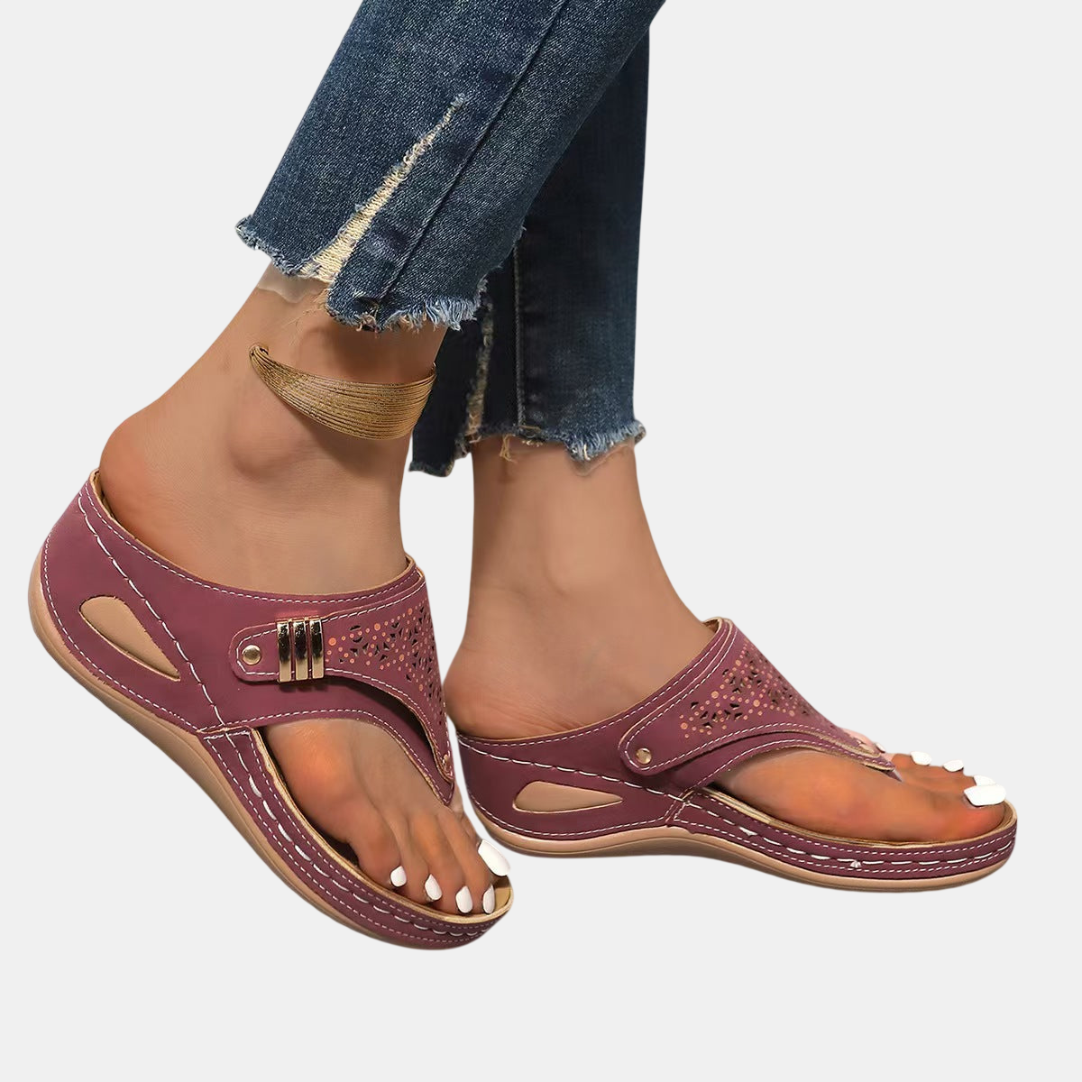 Archella | Sandalias de Cuña con Soporte