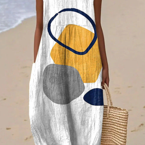 Matisse | Vestido Midi Formas Abstractas