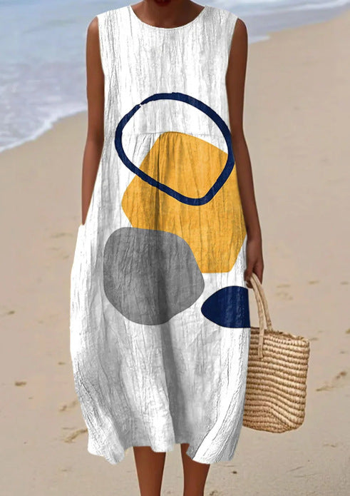 Matisse | Vestido Midi Formas Abstractas