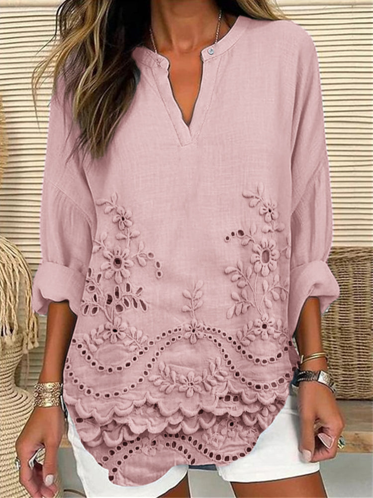 CLOVER – TOP IMPRESO LIGERO Y CASUAL
