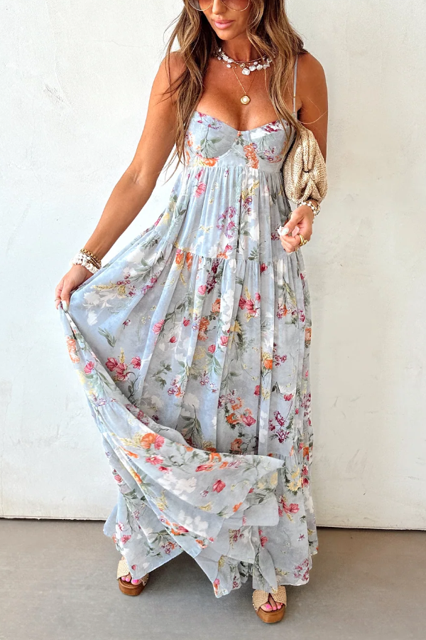 Vestido Maxi Tea Time