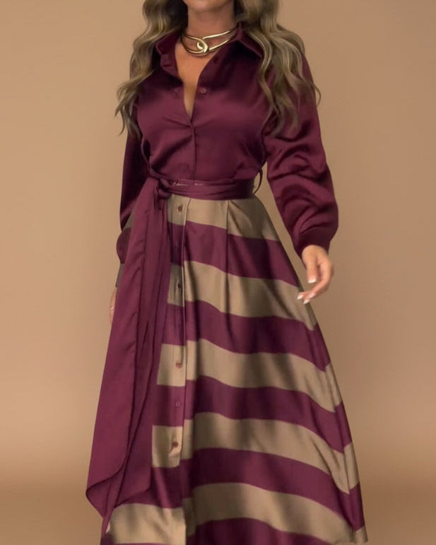 Vestido Rioja - Elegante con lazo