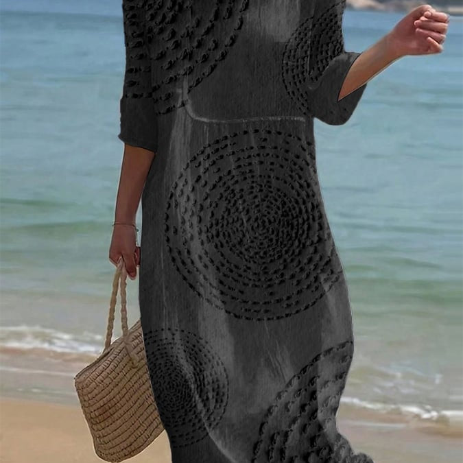 Vestido casual de mujer bordado