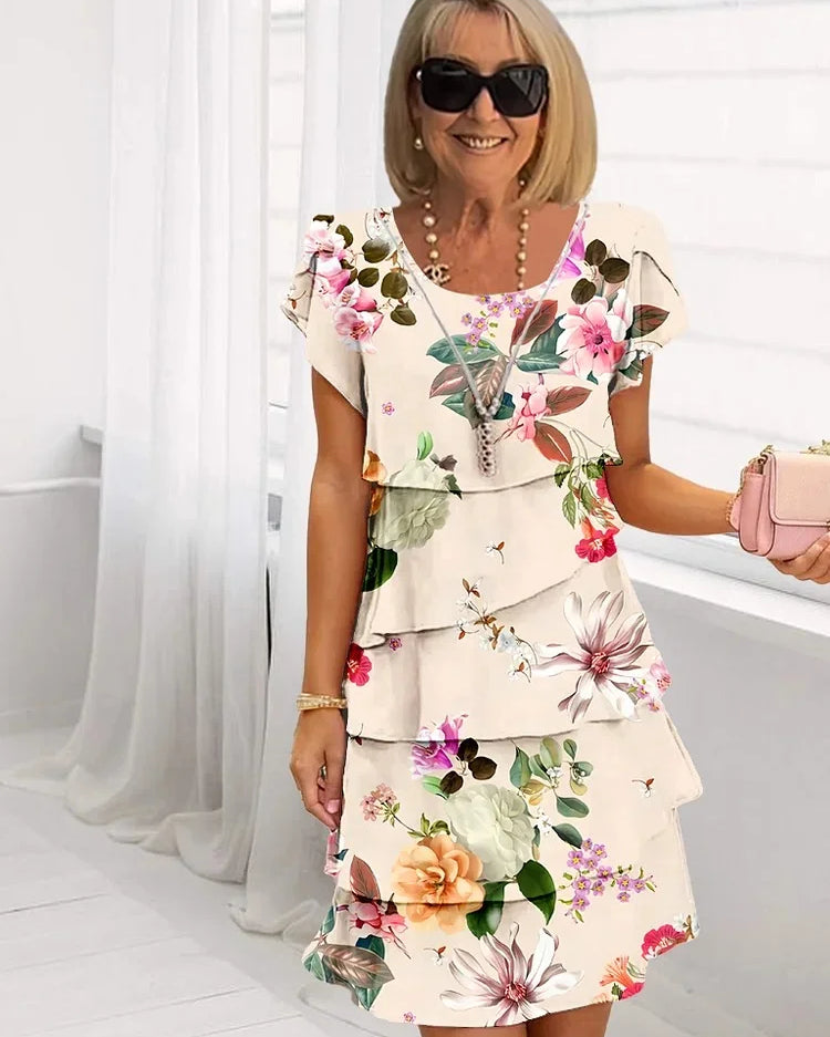 Emilie | Vestido Floral en Capas