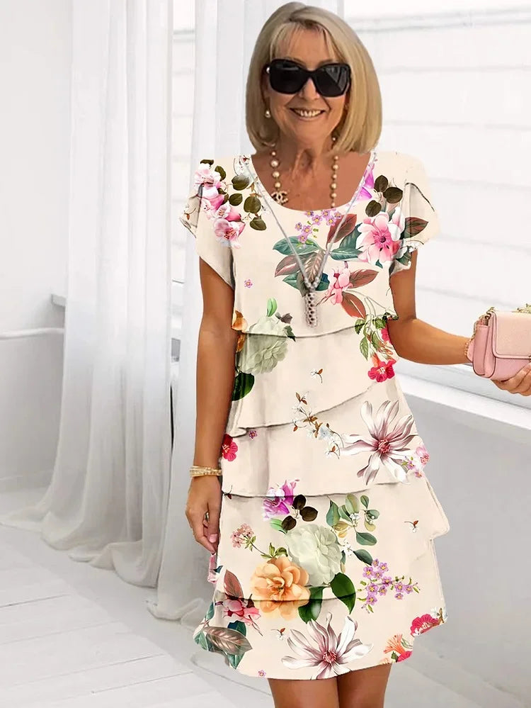 Emilie | Vestido Floral en Capas